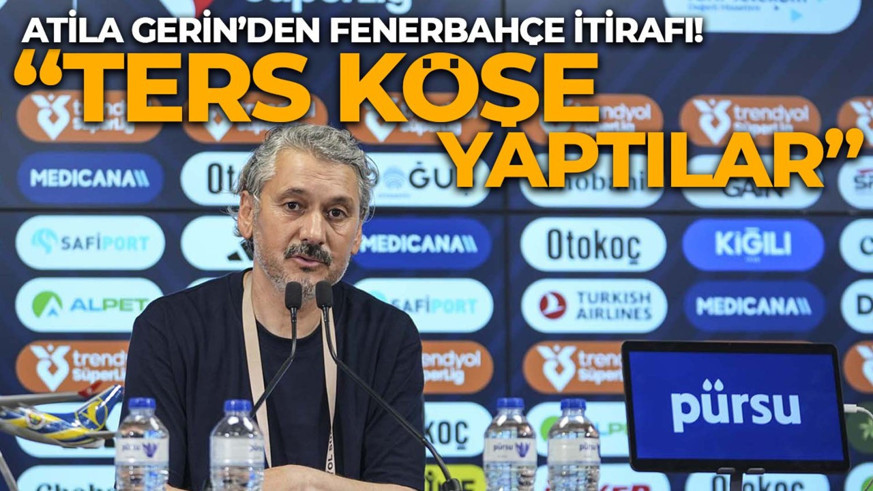 Eyüpspor teknik direktörü Atila Gerin’den Fenerbahçe itirafı: "Herkesi ters köşe yaptılar"