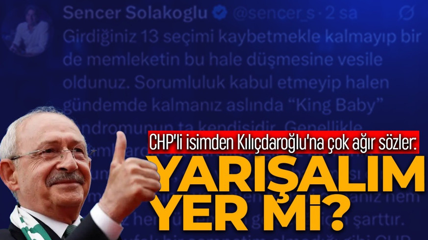 CHP’li isimden Kılıçdaroğlu’na çok ağır sözler: Yarışalım, yer mi?