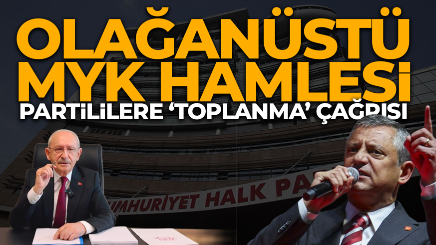CHP'de mutlak butlan kararı sonrası genel merkezde olağanüstü MYK toplandı