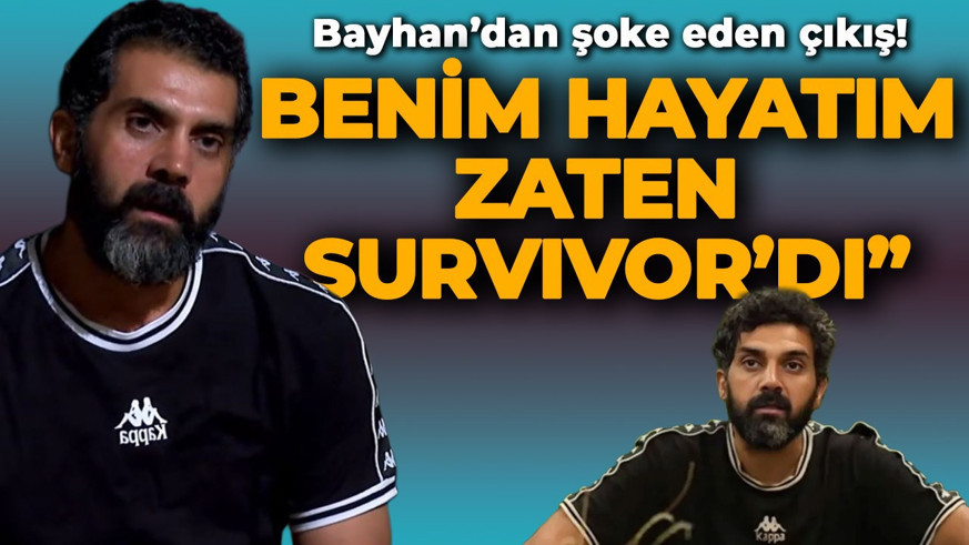 Yarışmaya veda eden Bayhan'dan şoke eden açıklama: "Benim hayatım zaten Survivor'dı"
