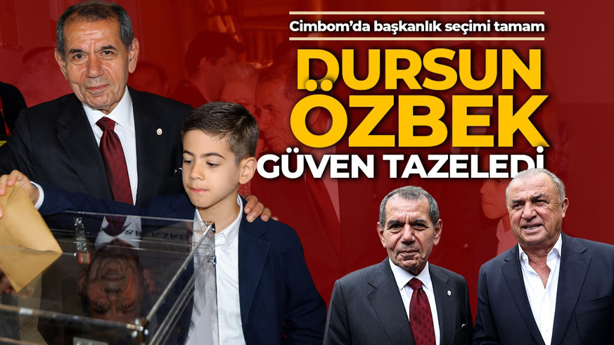 Galatasaray'da Dursun Özbek yeniden başkan seçildi