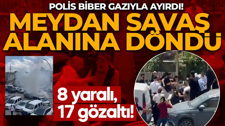 Cizre’de meydan savaş alanına döndü: 8 yaralı, 17 gözaltı!