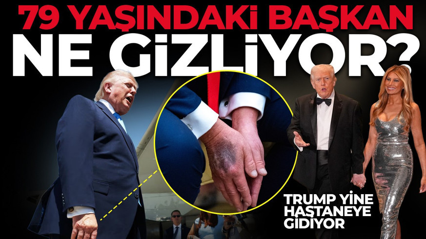 Trump yine hastanede! 79 yaşındaki başkan ne gizliyor?