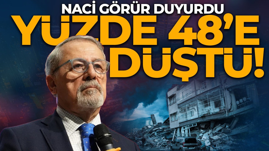 İstanbul depremi için yürekleri serinleten yeni açıklama! Naci Görür duyurdu: Yüzde 48'e düştü!