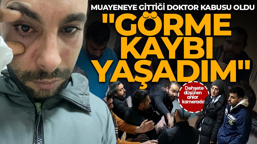 Acil serviste dehşet anları: Hastasına yumruk attı! "Yüzde 30 görme kaybı oluştu"