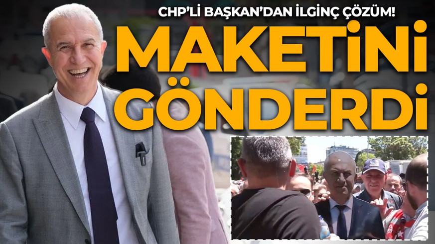 Güvenpark'ta şaşırtan anlar! CHP’li Alanya Belediye Başkanı Osman Tarık Özçelik'ten ilginç çözüm: Maketini gönderdi