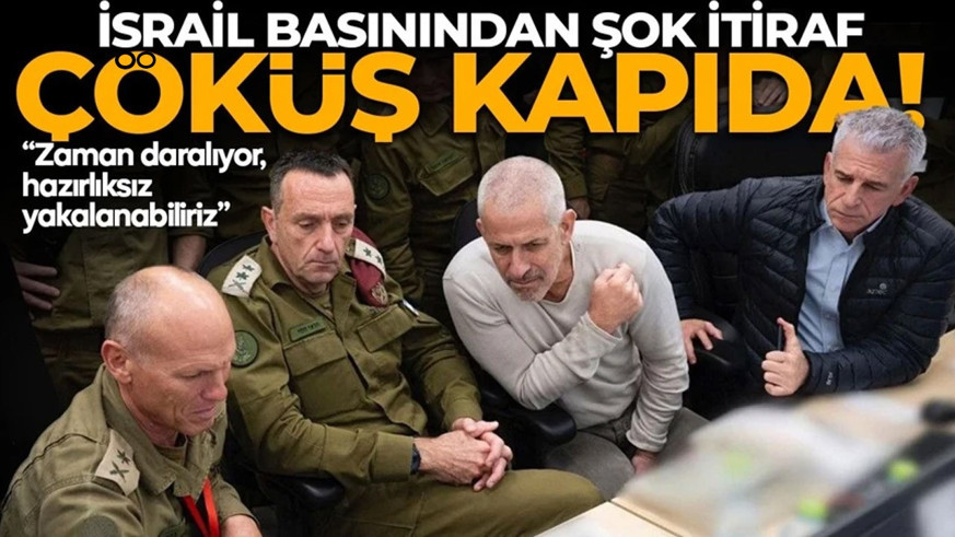 İsrail basınından şok itiraf: Çöküş kapıda!