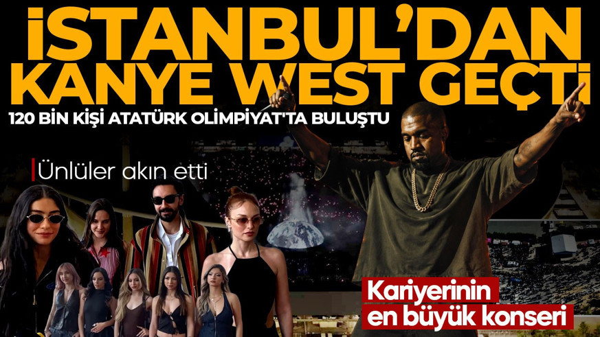 Kanye West İstanbul'u salladı! Rekor kırıldı