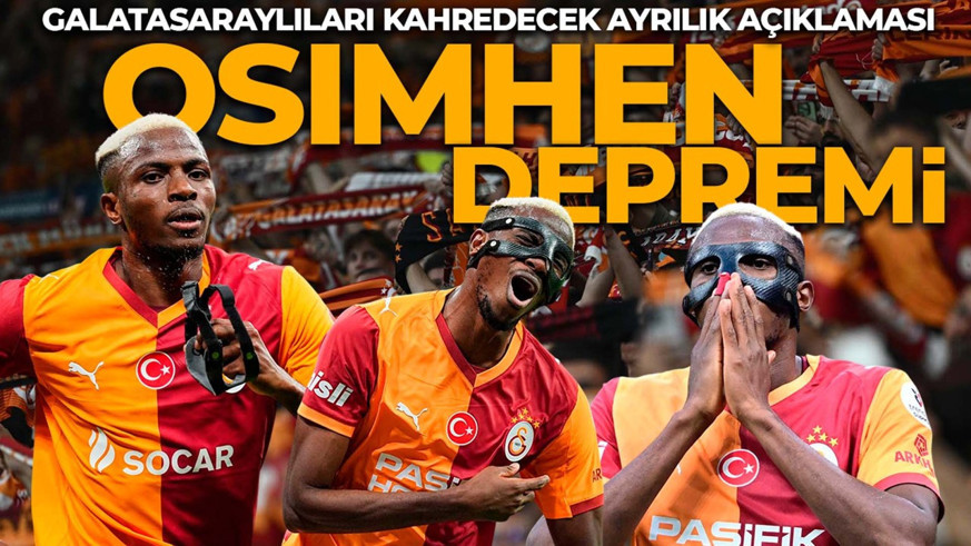 Galatasaray’da Osimhen depremi! Yetkili isimden taraftarı kahredecek açıklama