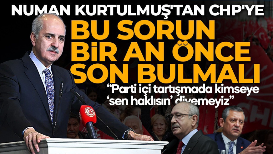 TBMM Başkanı Kurtulmuş'tan CHP'ye çağrı: Bu soruna bir an önce son verilmeli! TBMM TV, CHP toplantısını yayınlayacak mı?