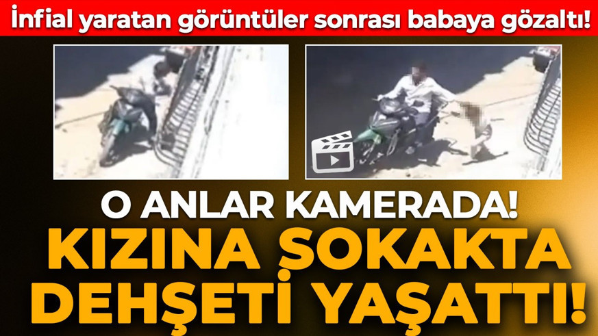 Gaziantep'te kan donduran olay! Sokak ortasında kızına dehşeti yaşattı! O anlar kamerada!