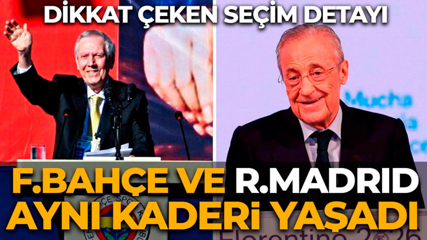 Aziz Yıldırım’ın seçim zaferi sonrası dikkat çeken detay! Aynısı Real Madrid’de de yaşandı