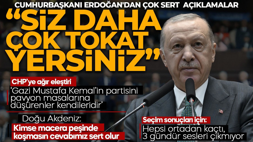 Cumhurbaşkanı Erdoğan'dan CHP'ye ağır eleştiri: Sandıkta daha çok tokat yersiniz!