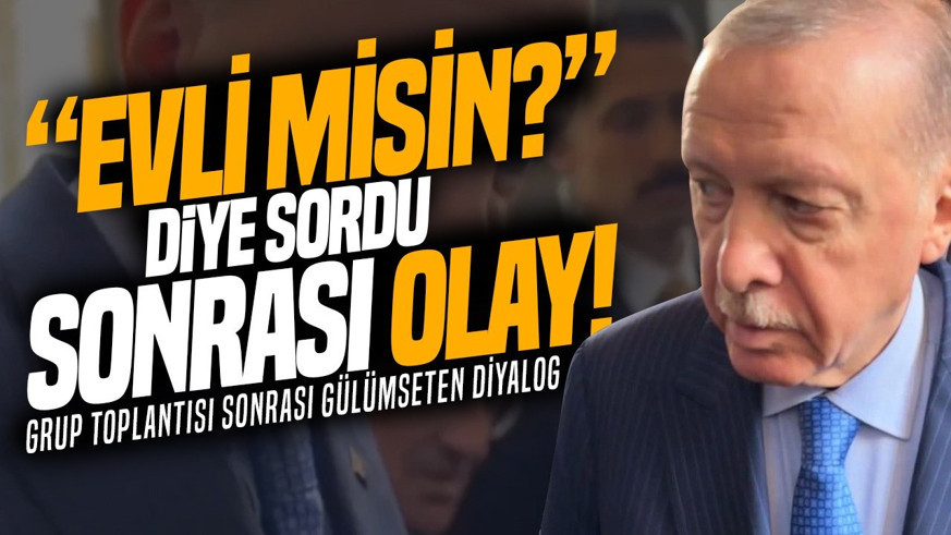 Cumhurbaşkanı Erdoğan’dan kadın muhabire evlilik tavsiyesi: “Kapıyı kapatma”