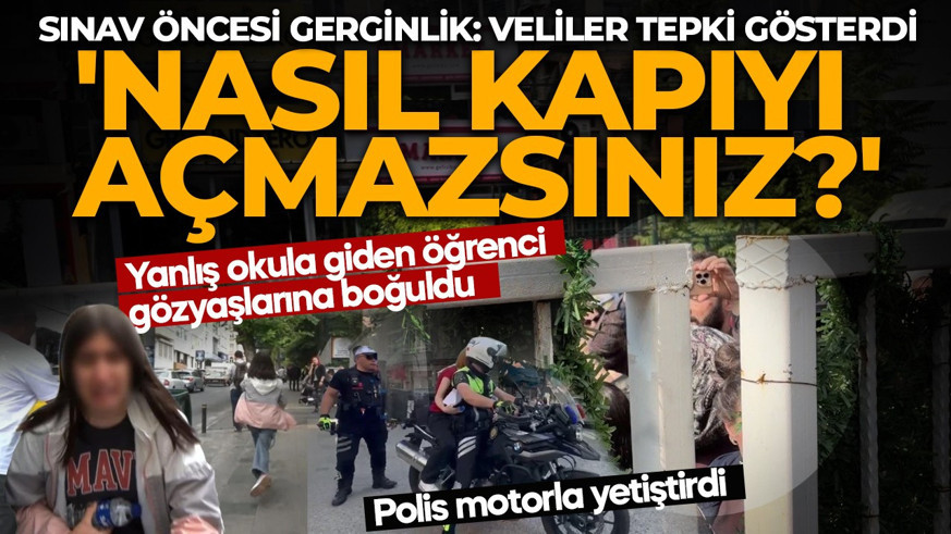 LGS tamamlandı! Yine bildik görüntüler... Yanlış kimlikle gelen son anda içeri girebildi!