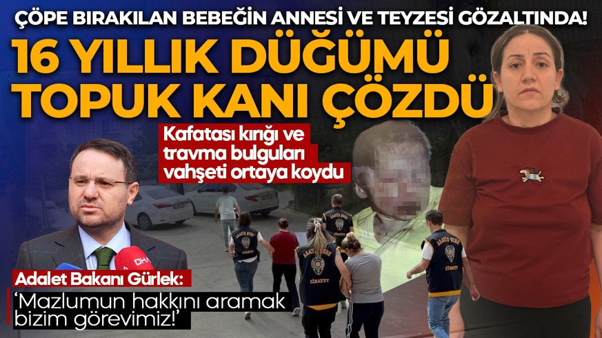 Bakan Gürlek duyurdu! 16 yıllık bebek ölümü dosyası topuk kanıyla çözüldü! 'Her bir dosyanın izini sabırla sürmeye devam edeceğiz'