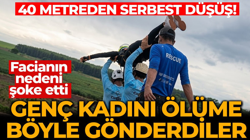 Brezilya'dan akılalmaz görüntüler! 40 metreden ölüm dalışı! Facianın nedeni şoke etti