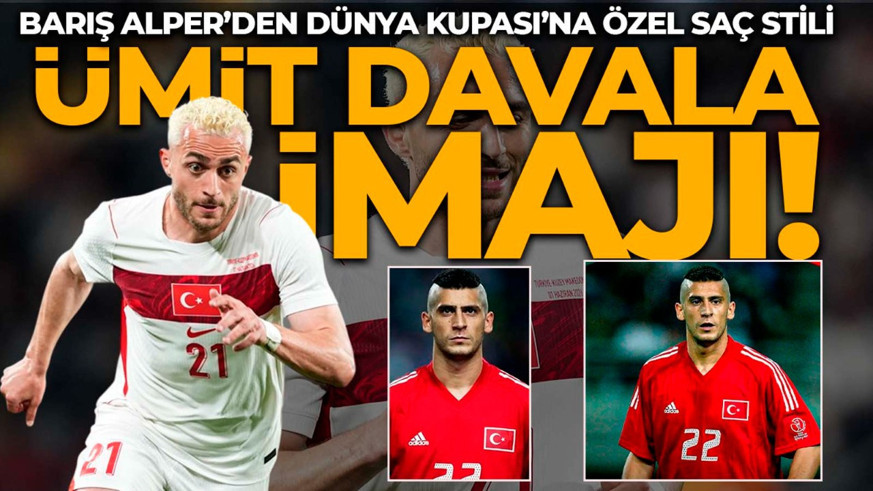 24 yıl sonra aynı görüntü! Barış Alper'den Dünya Kupası'nda Ümit Davala imajı!