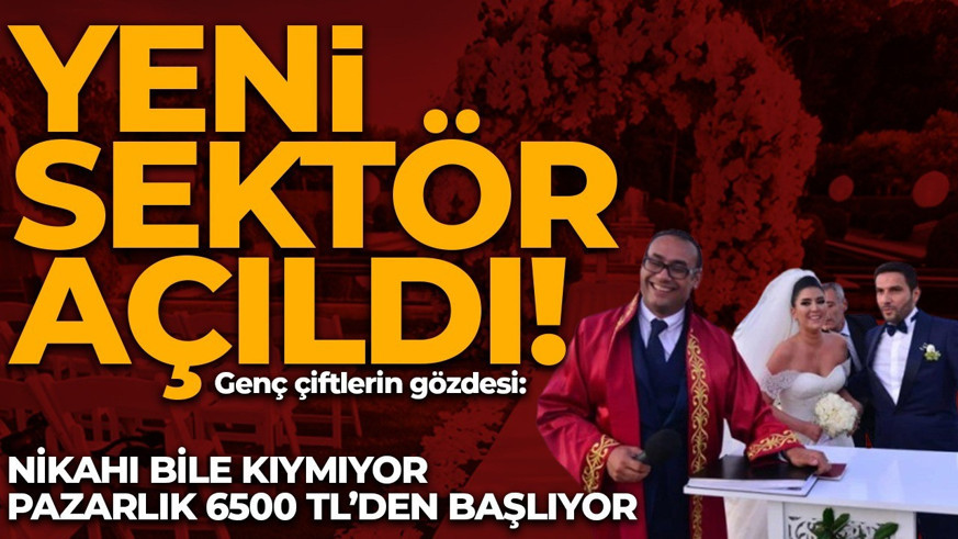Düğünlerde yeni akım! Davetliler gerçek sanıyor! 6 bin 500 liraya kiralık nikah memuru