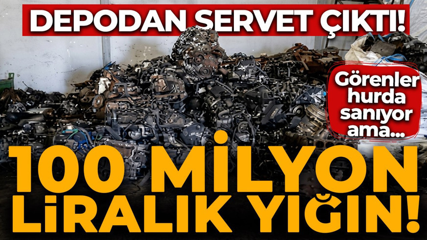 Görenler hurda sanıyor ama.... 100 milyon liralık yığın! Depodan servet çıktı