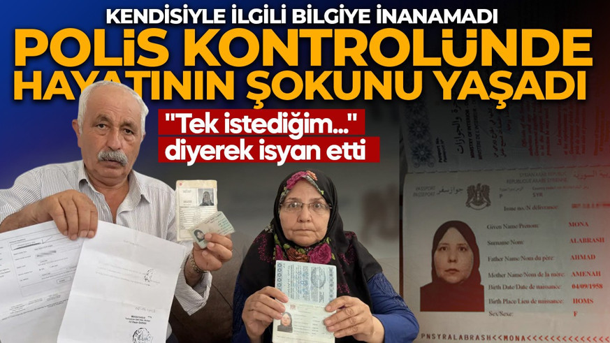 Polis kontrolünde hayatının şokunu yaşadı! Kendisi hakkındaki bilgiye inanamadı
