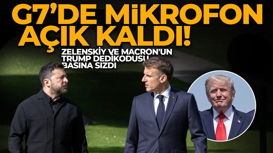 Mikrofonu unutup Trump'ın dedikodusunu yaptılar! Macron ile Zelenskiy'nin diyaloğu gündeme oturdu