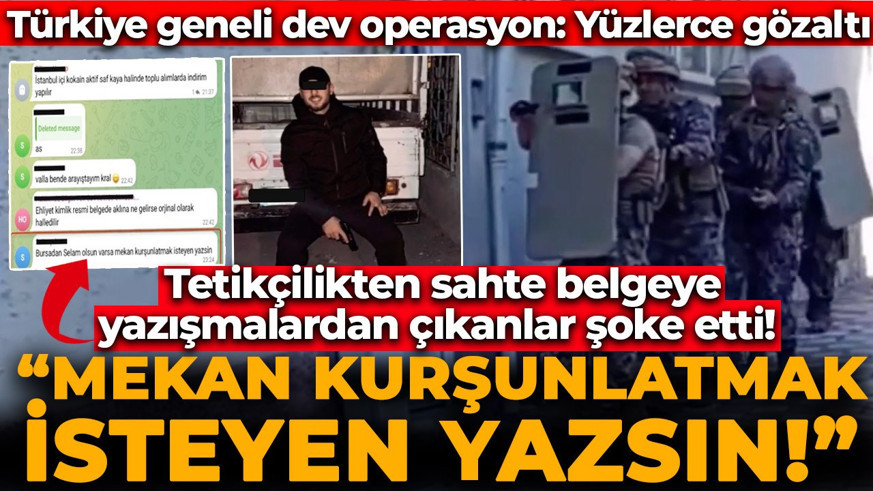 Tetikçilik paylaşımları mercek altında! Türkiye genelinde dev operasyon! Yüzlerce kişi yakalandı