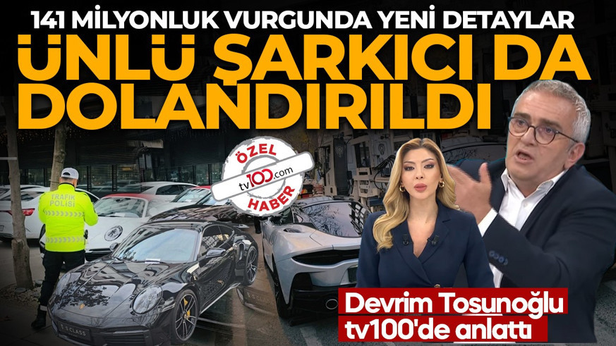 Ünlü galericiden 141 milyonluk vurgun! Dolandırılan isimler arasında ünlü şarkıcı da var: Devrim Tosunoğlu tv100 ekranlarında detayları anlattı