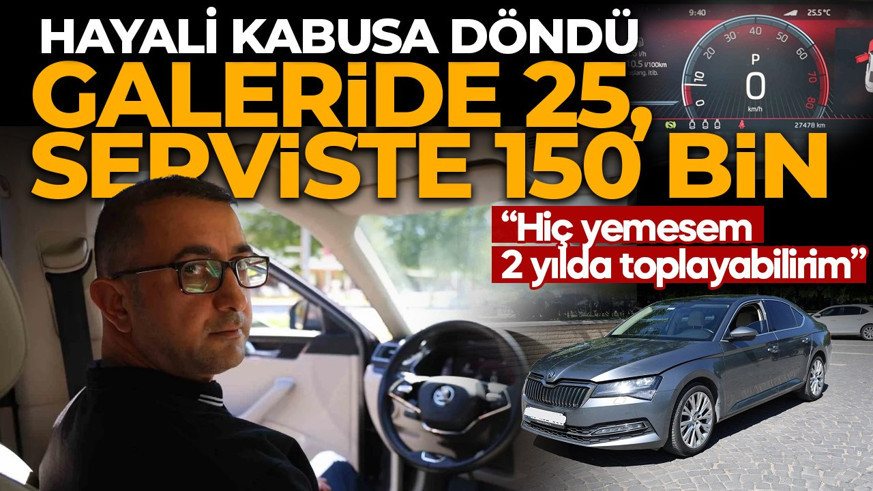 Galeride 25, serviste 150 bin! Taş izlerinden şüphelendi! Tek mağdur o değil: Hiç yemesem 2 yılda toplayabilirim