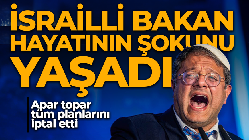 ABD'den İsrailli bakana büyük şok! İptal etmek zorunda kaldı