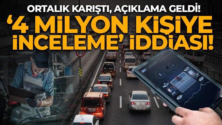 VDK’dan 4 milyon araç sahibi iddiasına açıklama: Sadece riskli işlemler inceleniyor