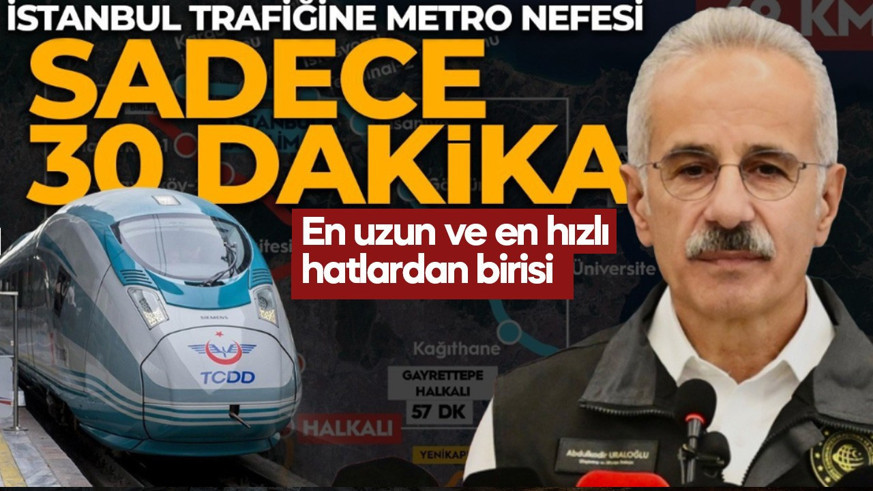 Halkalı’dan İstanbul Havalimanı’na 30 dakika: Dev hat hizmete giriyor!
