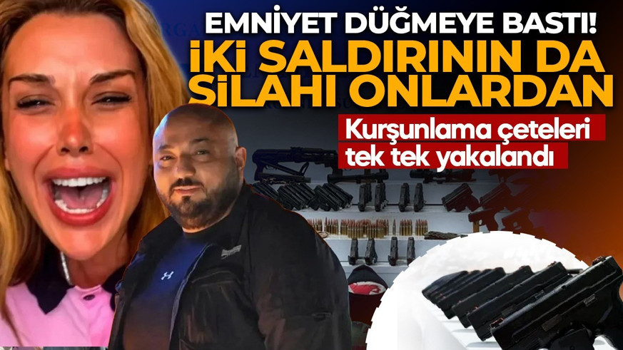 Emniyet düğmeye bastı! Kurşunlama çeteleri tek tek yakalandı! Gündemi sarsan iki saldırıdaki silahlar onlardan!