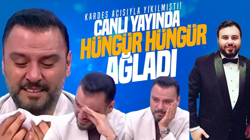 Kardeş acısıyla yıkılmıştı! Alişan canlı yayında hüngür hüngür ağladı