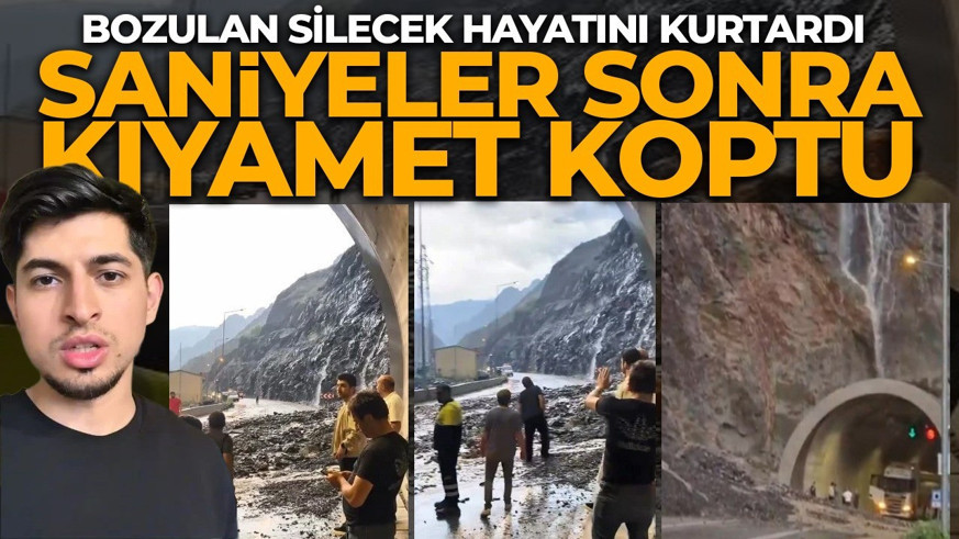 Bozulan silecek hayatını kurtardı! Saniyeler sonra kıyamet koptu