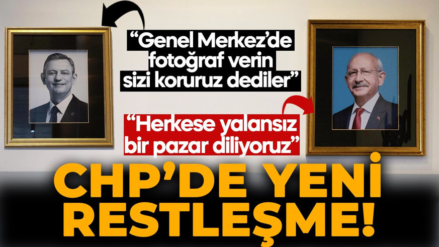 CHP'de yeni restleşme: "Genel Merkez'de fotoğraf verin sizi koruruz dediler" iddiasına yanıt: "Herkese yalansız bir pazar diliyoruz!"