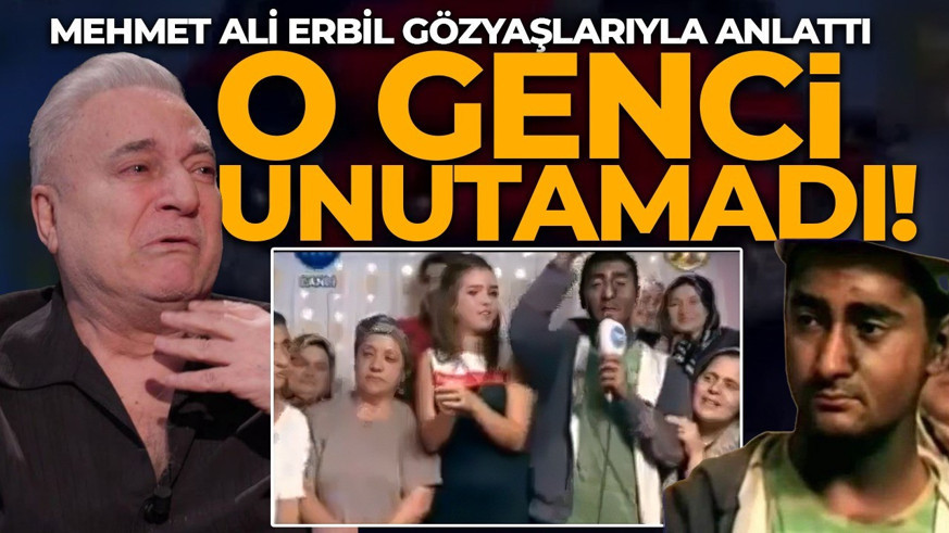 Mehmet Ali Erbil gözyaşlarına boğuldu! Çarkıfelek'e katılan madenci genci unutmadı