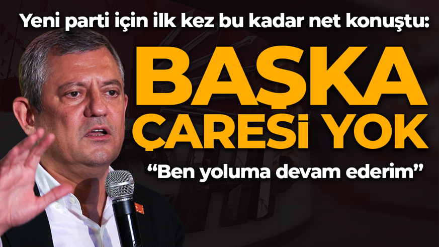 Yeni parti için ilk kez bu kadar net konuştu: “Ben yoluma devam ederim”