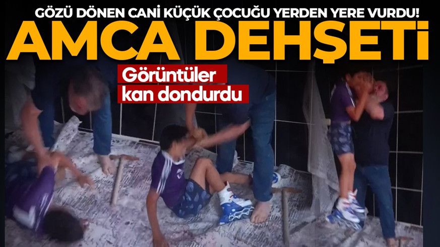 Konya’da amca dehşeti: Yeğenini tekme tokat dövüp yere fırlattı! Görüntüler kan dondurdu
