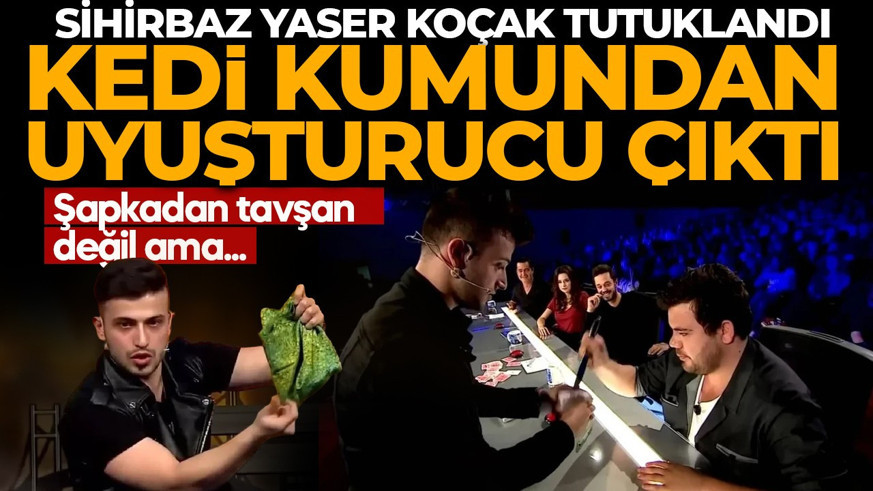 "Yetenek Sizsiniz"le ünlenmişti! Ünlü sihirbaz uyuşturucudan tutuklandı! Evinde kedi kumundan bile çıktı