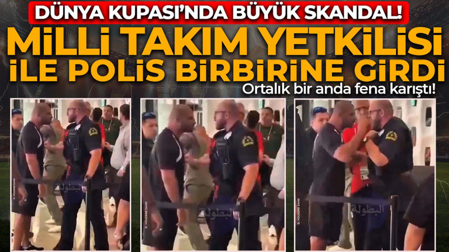 Dünya Kupası’nda skandallar bitmiyor! Mısır Milli Takımı yetkilisi ile ABD polisi birbirine girdi! Polisin o hareketi büyük tepki çekti