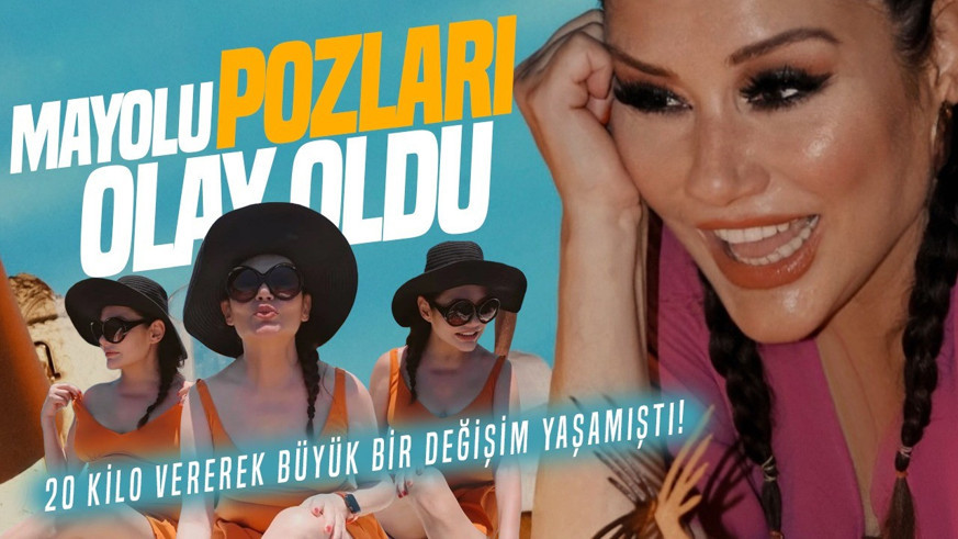 20 kilo vererek büyük bir değişim yaşamıştı! Deniz Seki'nin mayolu pozları olay oldu