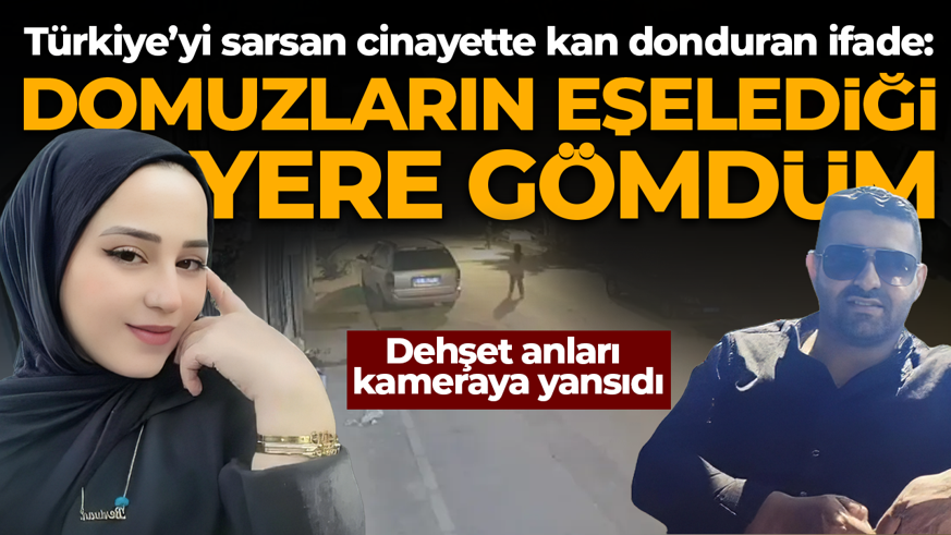 Türkiye’yi sarsan cinayette kan donduran savunma: Domuzların eşelediği bir yere gömdüm