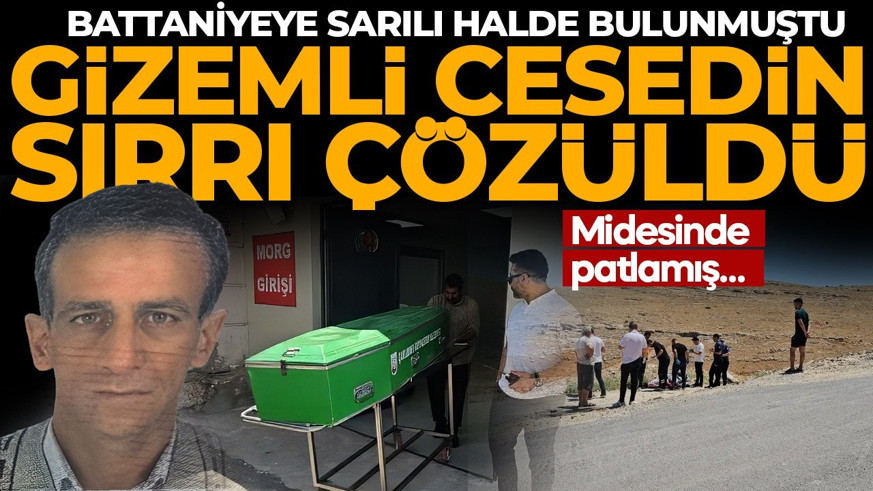 Şanlıurfa'daki gizemli ölüm aydınlandı! Boş arazide battaniyeye sarılı halde bulunmuştu