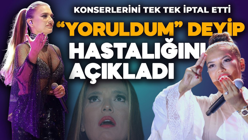 Demet Akalın konserlerini tek tek iptal etti! "Yoruldum" deyip hastalığını açıkladı