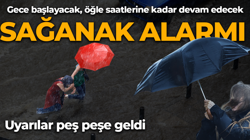 İstanbullular dikkat! Sağanak geliyor! AKOM saat verdi