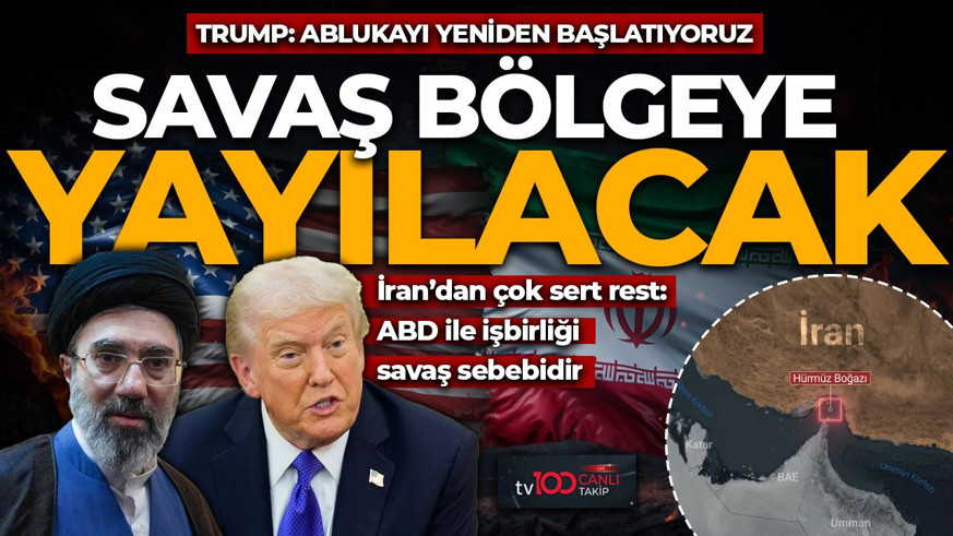 Trump'tan Hürmüz Boğazı açıklaması: Ablukayı yeniden başlatıyoruz! İran'dan rest: Savaş bölgedeki ülkelere ulaşacak