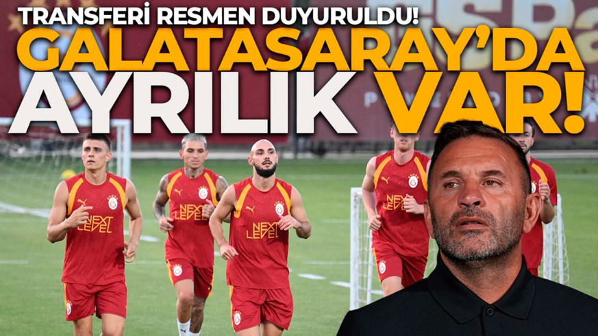Galatasaray'da Icardi sonrası bir ayrılık daha! Yıldız ismin transferi resmen duyuruldu!