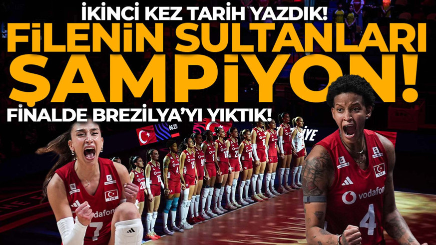 Bir kez daha tarih yazdık! Filenin Sultanları, Brezilya'yı dize getirdi, kupaya uzandı