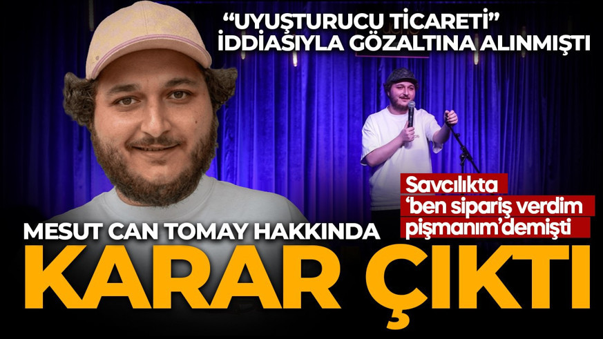 Son Dakika! Mesut Can Tomay “uyuşturucu ticareti” iddiasıyla gözaltına alındı! Savcılıkta "pişmanım" dedi, hakkındaki karar açıklandı